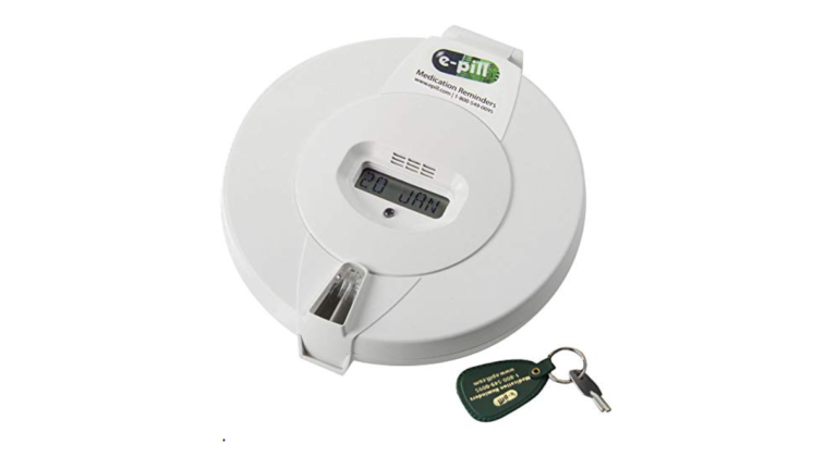pill box with locks