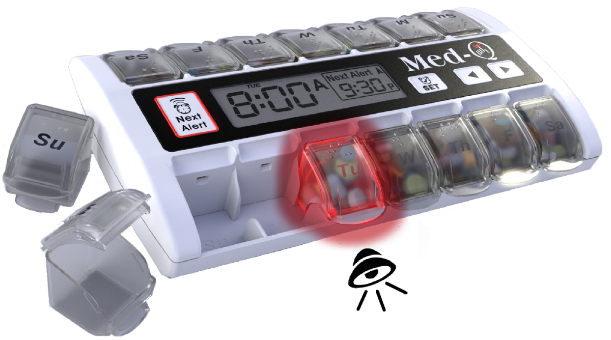 Best Alzheimer's Pill Dispenser Americas Best Smart Pill Box with Alarm