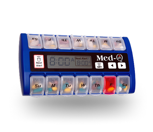 digital pill box with alarms