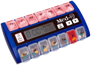 pill box medication reminder