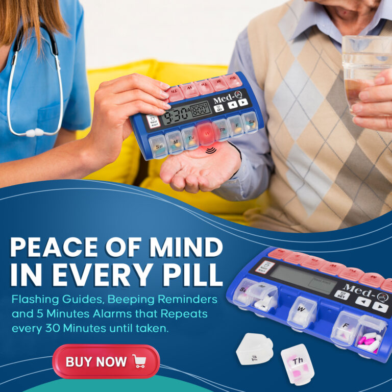 pill organizer with alarm